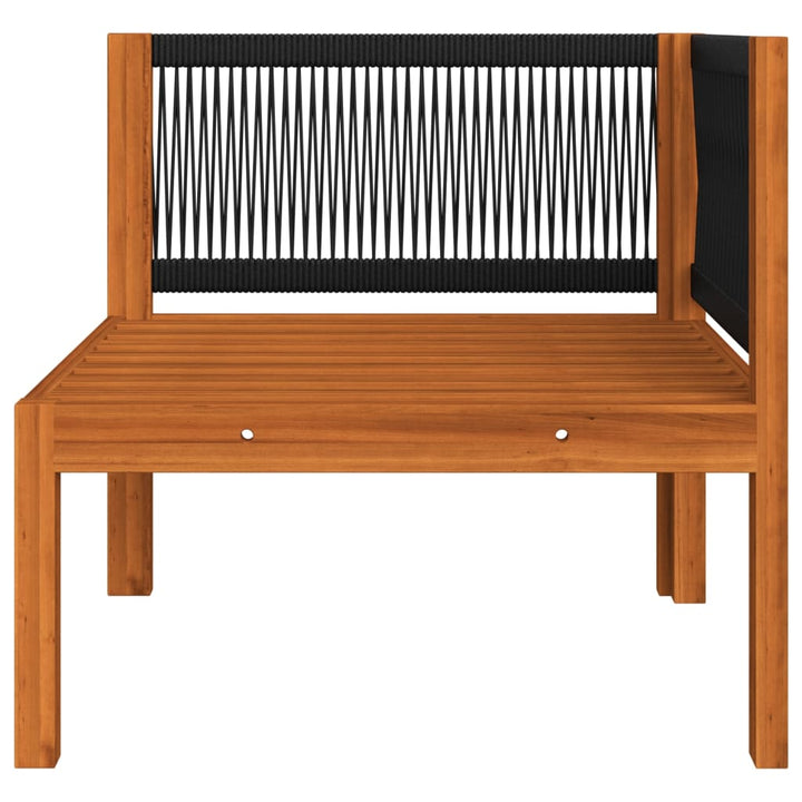 Set Mobilier Grădină Cu Perne, Crem, 5 Piese, Lemn Masiv Acacia