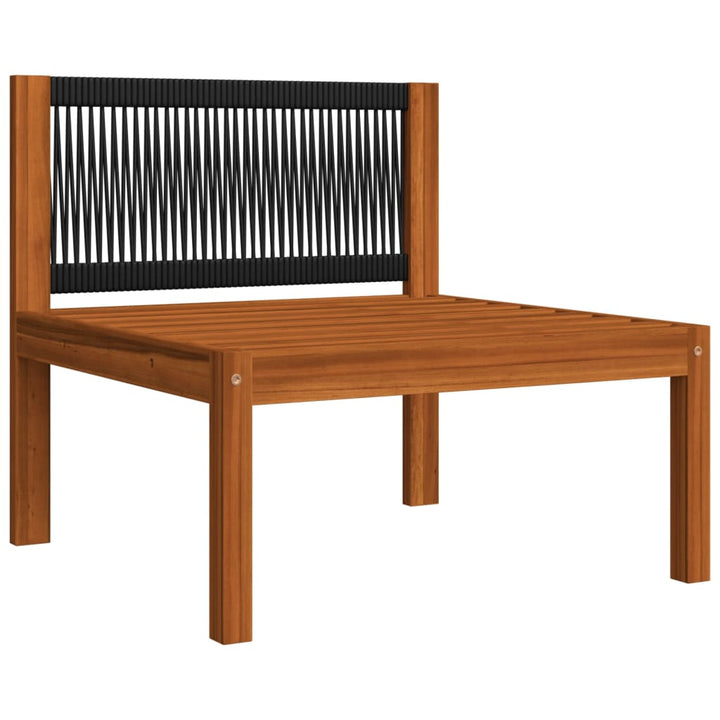 Set Mobilier Grădină Cu Perne, Crem, 5 Piese, Lemn Masiv Acacia