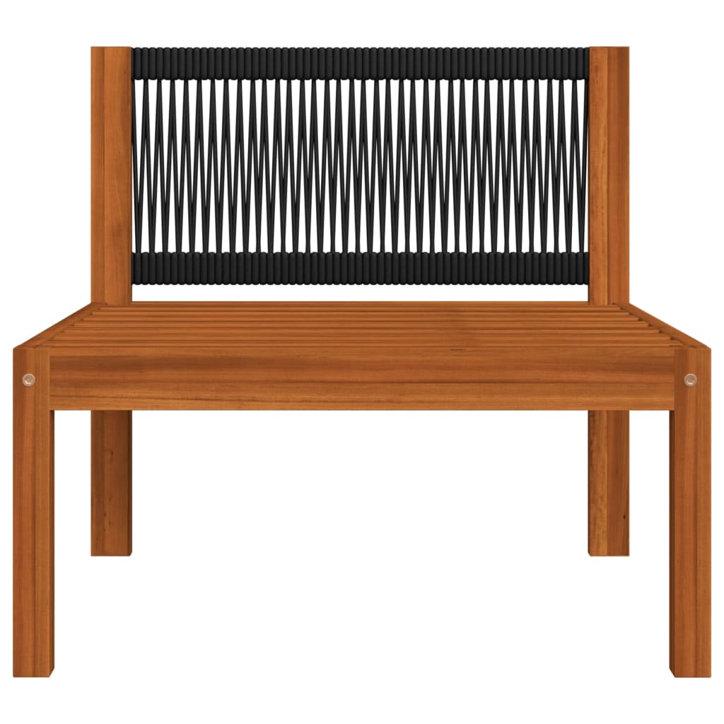 Set Mobilier Grădină Cu Perne, Crem, 5 Piese, Lemn Masiv Acacia