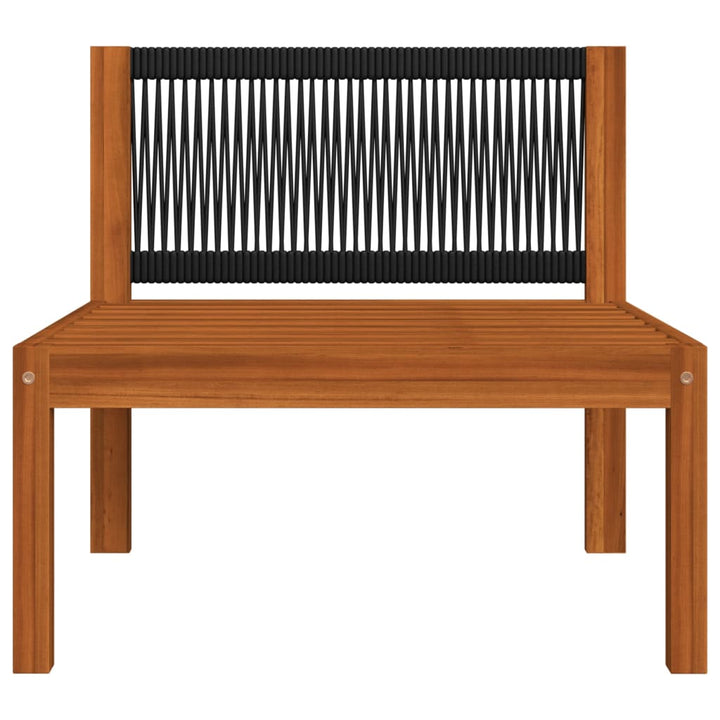 Set Mobilier Grădină Cu Perne, Crem, 5 Piese, Lemn Masiv Acacia