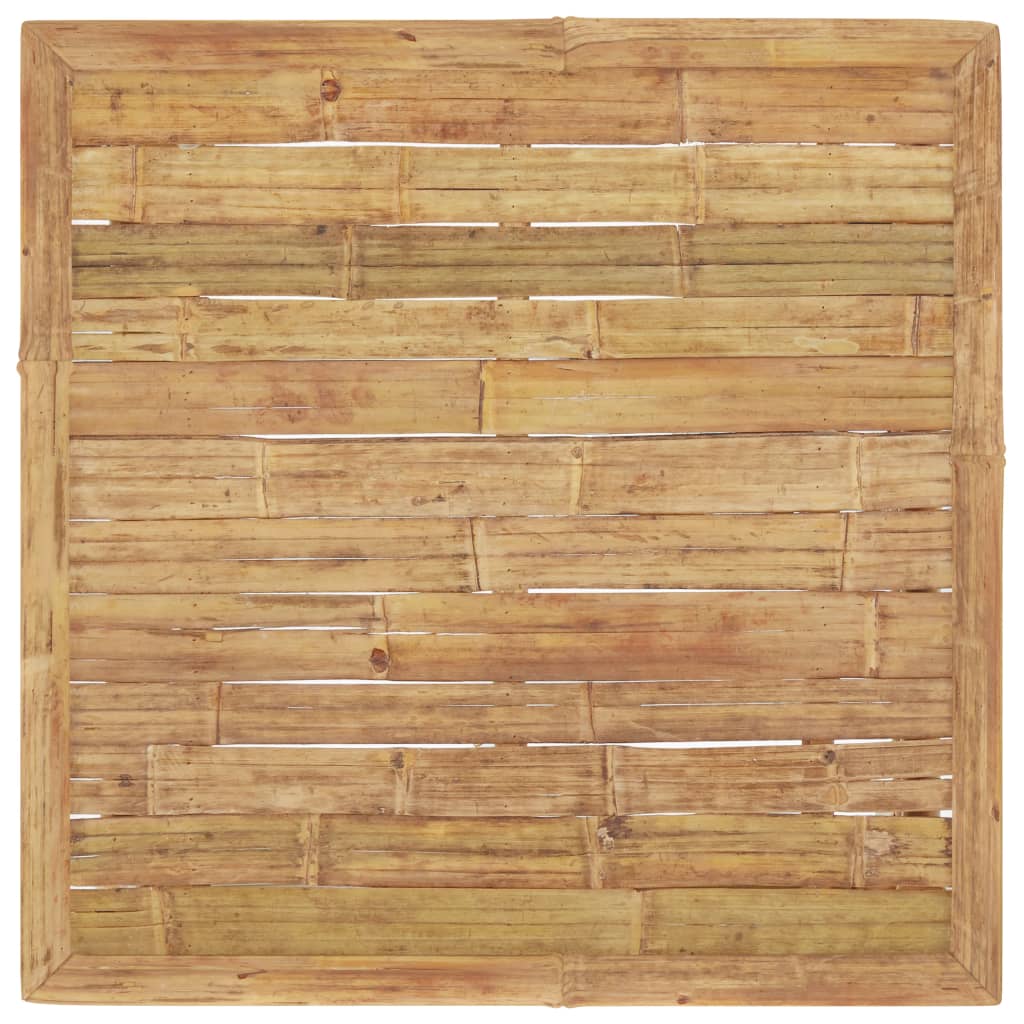 Set Mobilier De Grădină, Cu Perne Alb , 10 Piese, Bambus