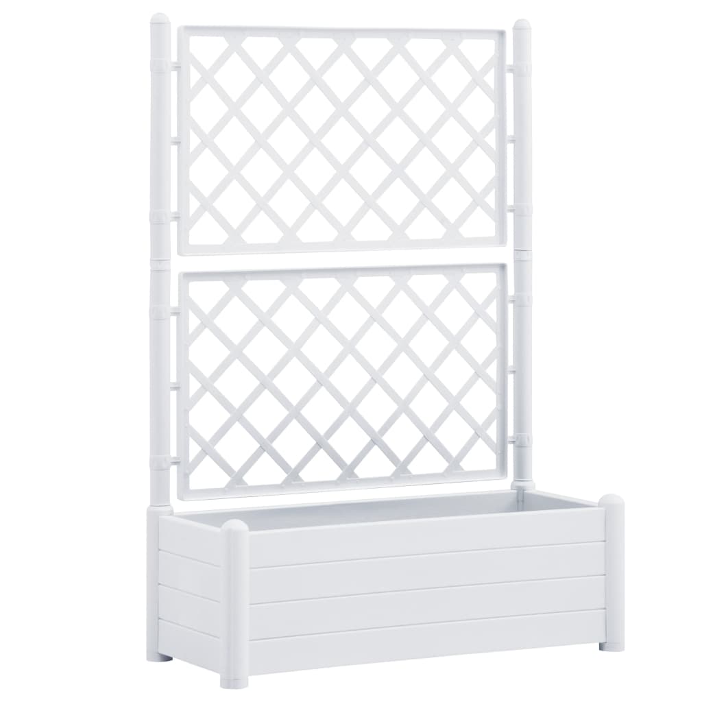 Jardinieră De Grădină Cu Spalier, , 100 X 43 X 142, Pp