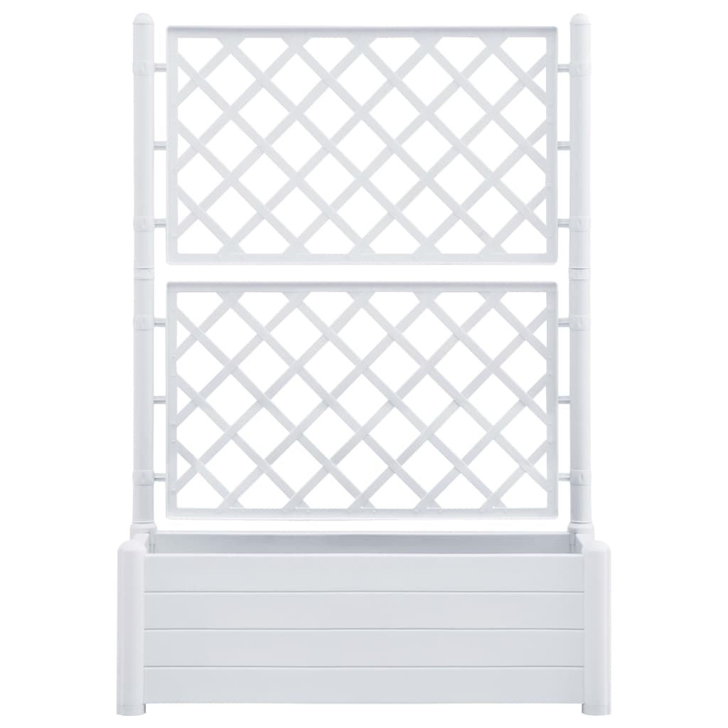 Jardinieră De Grădină Cu Spalier, , 100 X 43 X 142, Pp