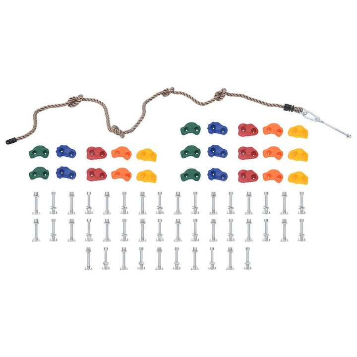 Pietre De Cățărat Cu Funie, 25 Buc., Multicolor