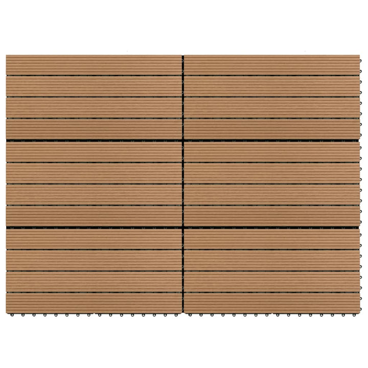 Plăci De Pardoseală, 6 Buc., , 60X30 Cm, Wpc, 1,08 M²