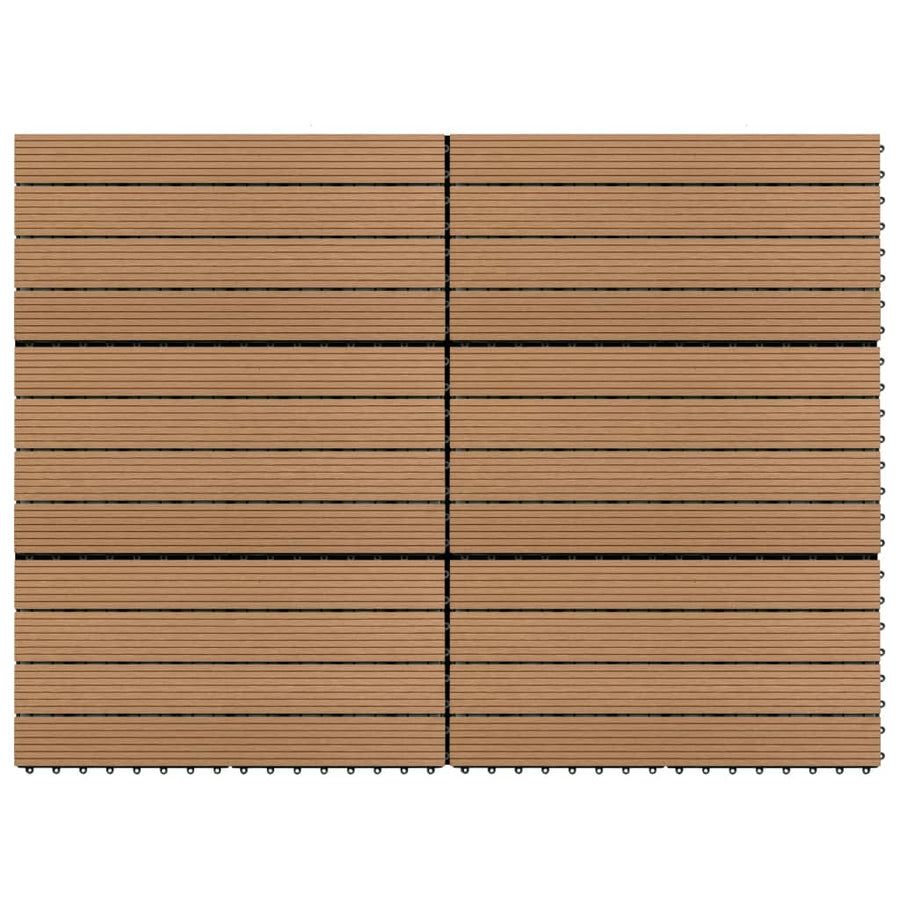 Plăci De Pardoseală, 6 Buc., , 60X30 Cm, Wpc, 1,08 M²