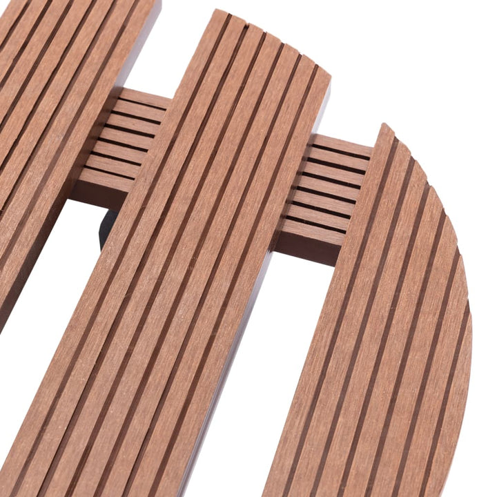 Suporturi De Plante Cu Role, 2 Buc., , Ø30X7,5 Cm, Wpc