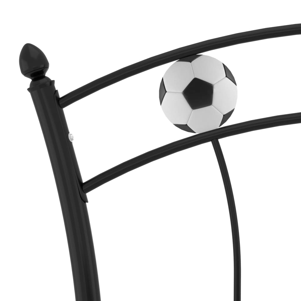 Cadru De Pat, Cu Model De Fotbal, , 90X200 Cm, Metal