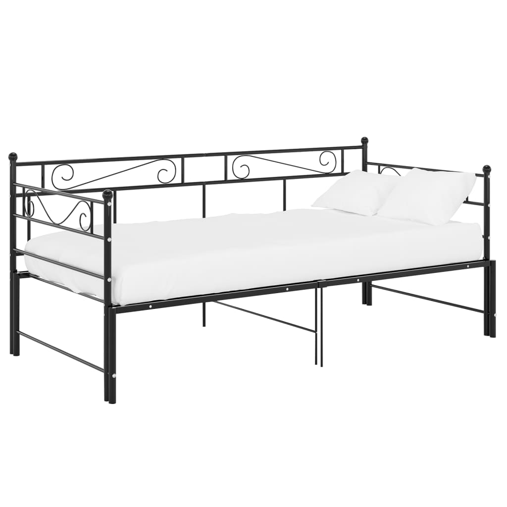 Cadru Pat Canapea Extensibilă, , 90X200 Cm, Metal