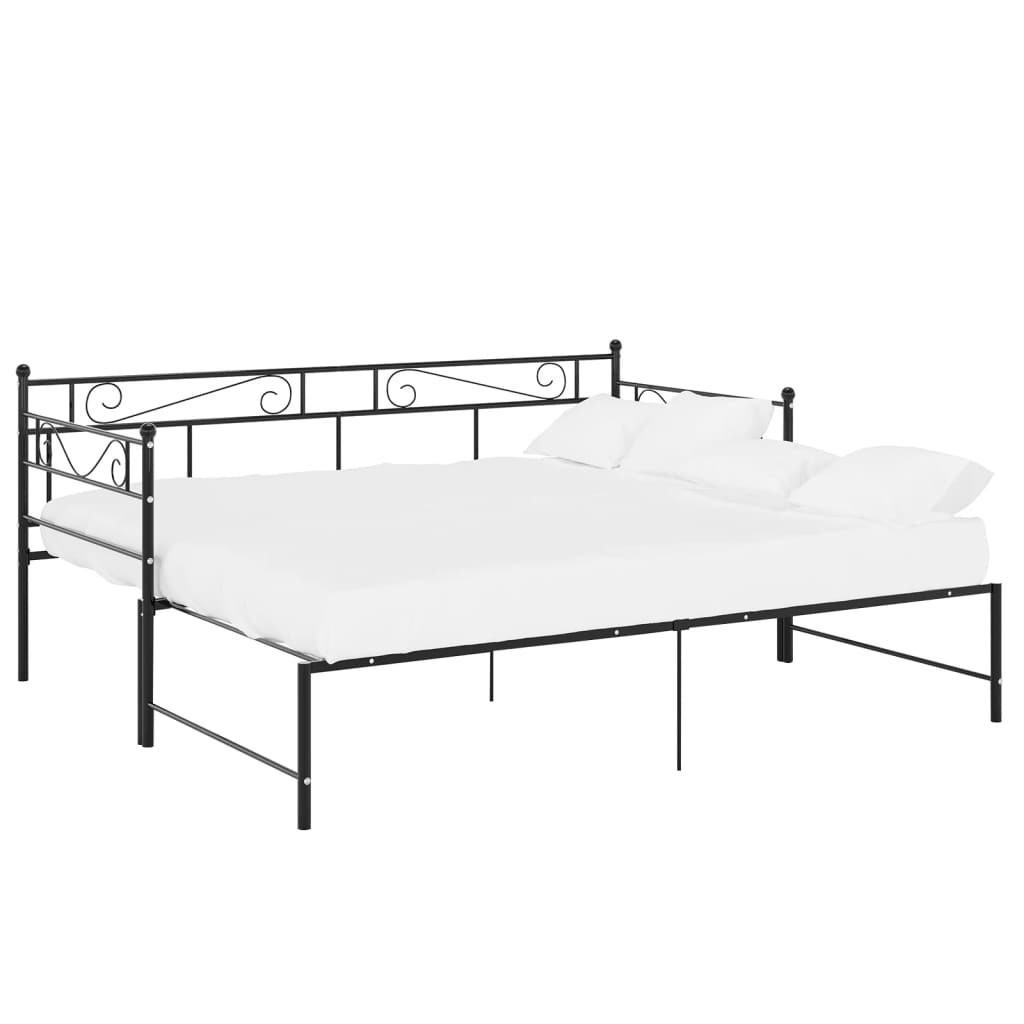 Cadru Pat Canapea Extensibilă, , 90X200 Cm, Metal