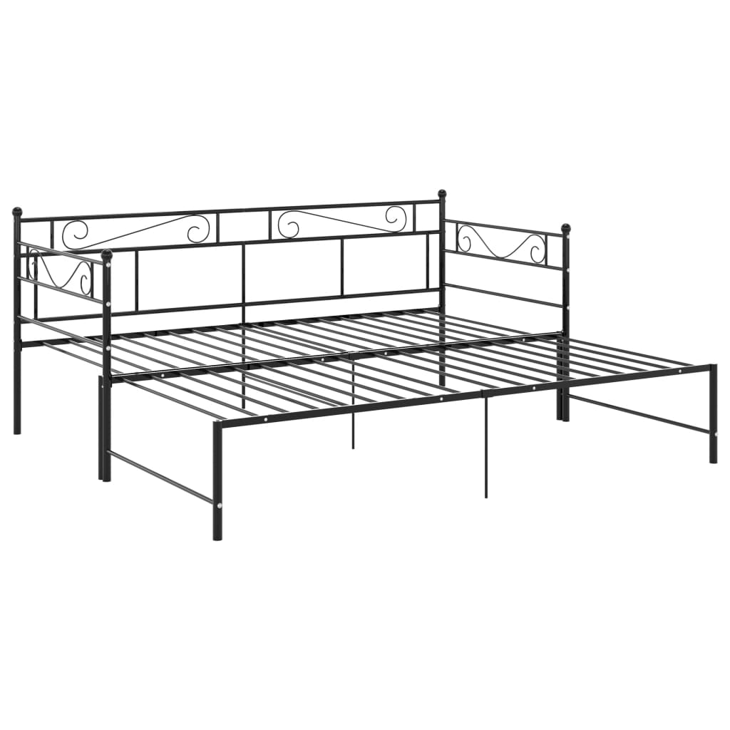 Cadru Pat Canapea Extensibilă, , 90X200 Cm, Metal