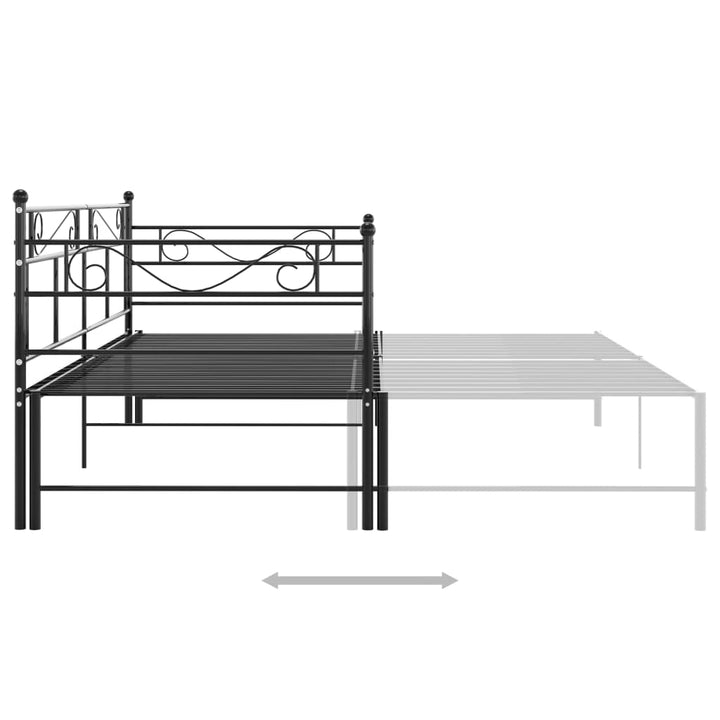 Cadru Pat Canapea Extensibilă, , 90X200 Cm, Metal