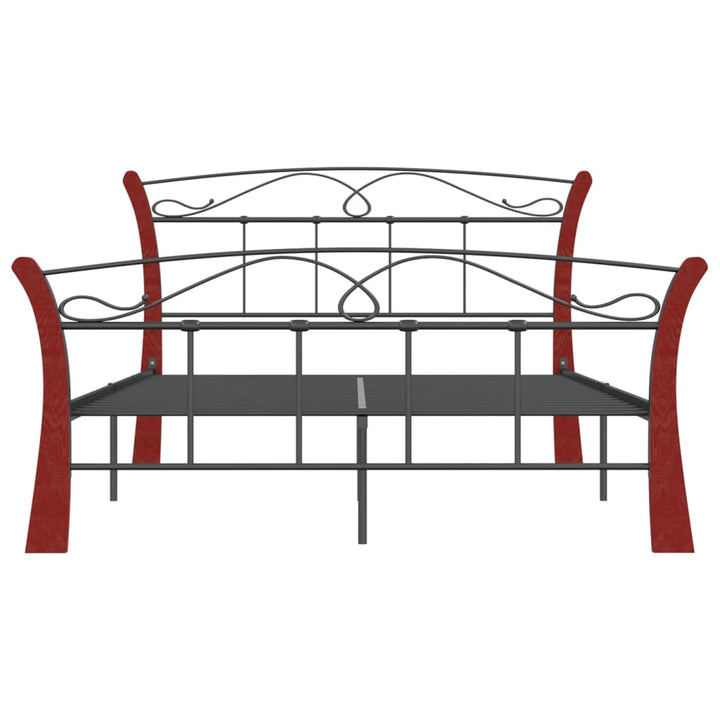 Cadru De Pat, Negru, , Metal