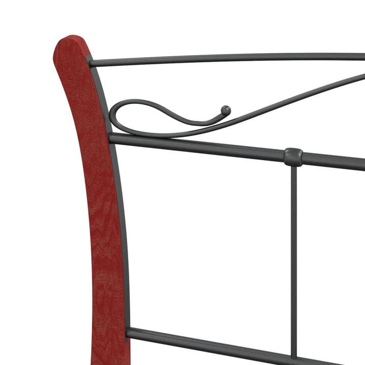 Cadru De Pat, Negru, , Metal