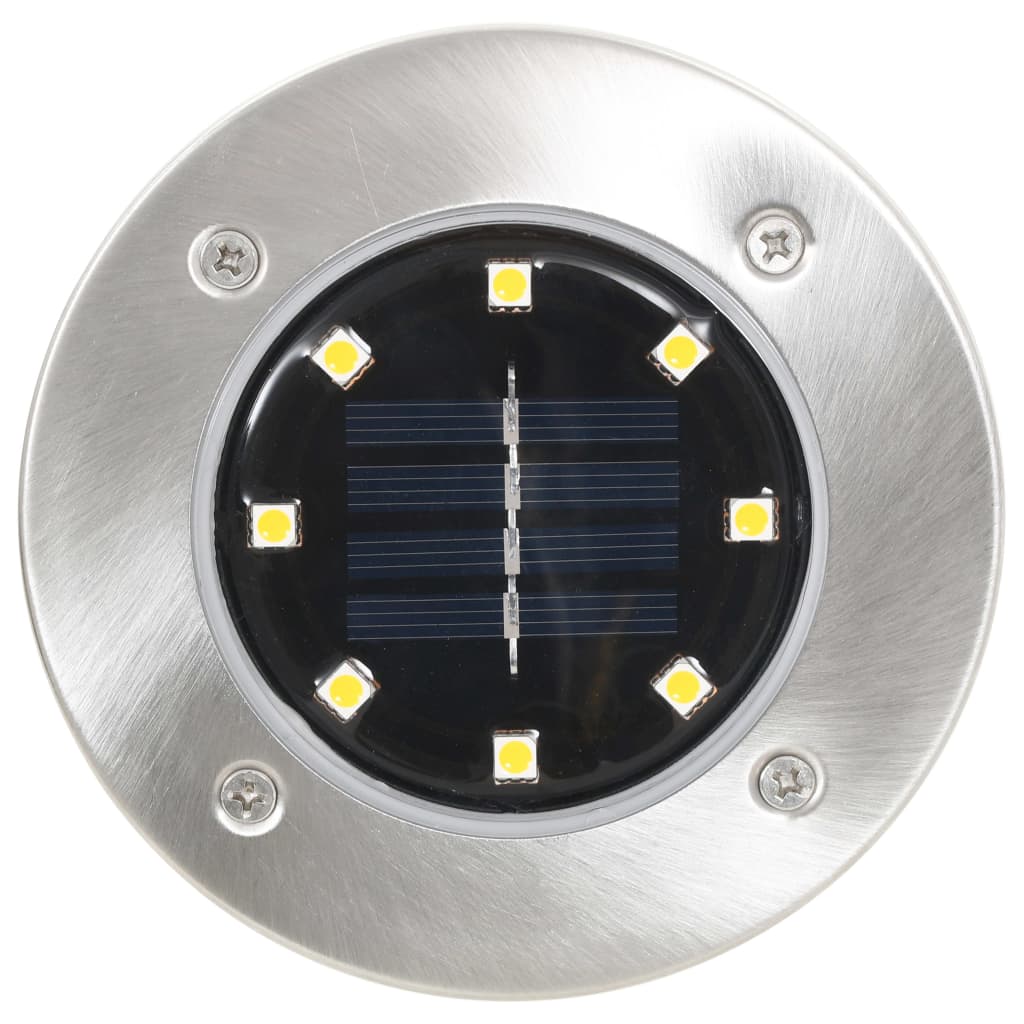 Lămpi Solare Pentru Sol, 8 Buc., Cu Led-Uri , Colorate