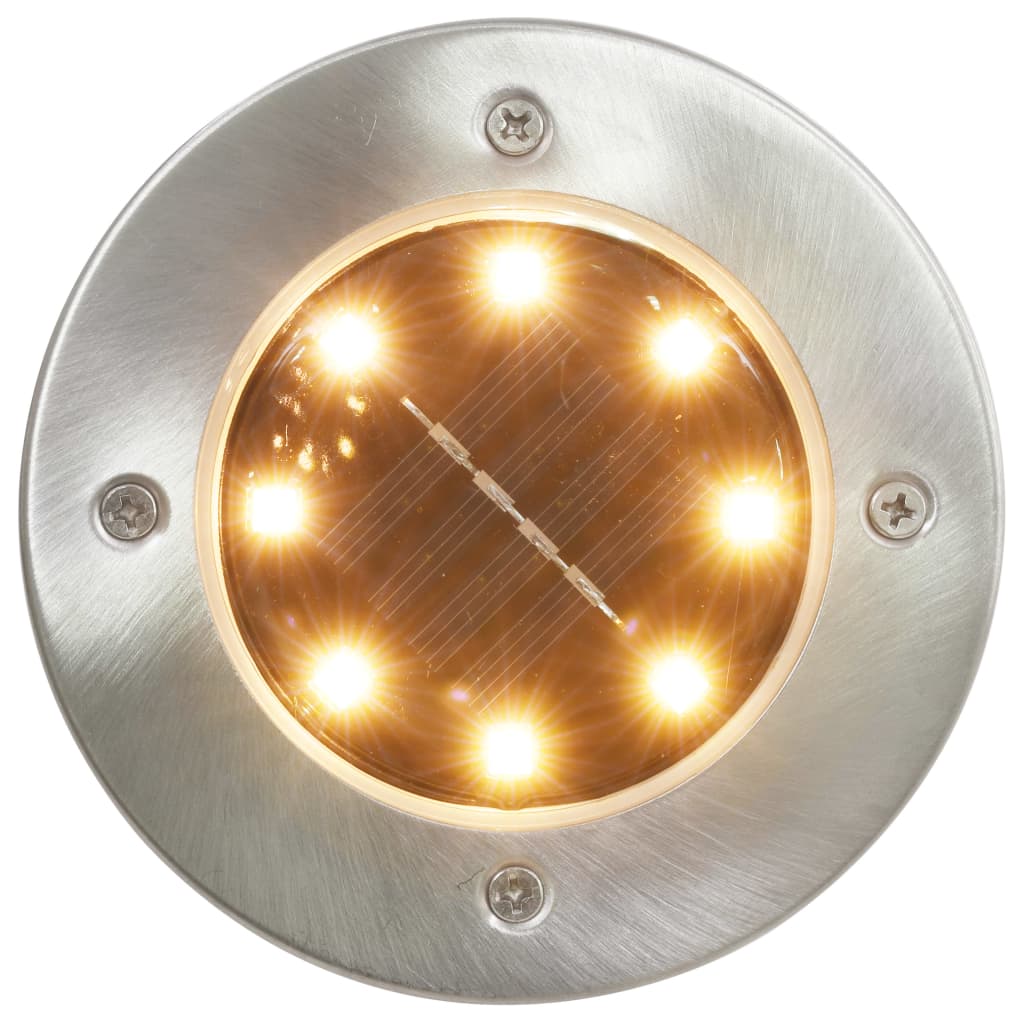 Lămpi Solare Pentru Sol, 8 Buc., Cu Led-Uri , Colorate