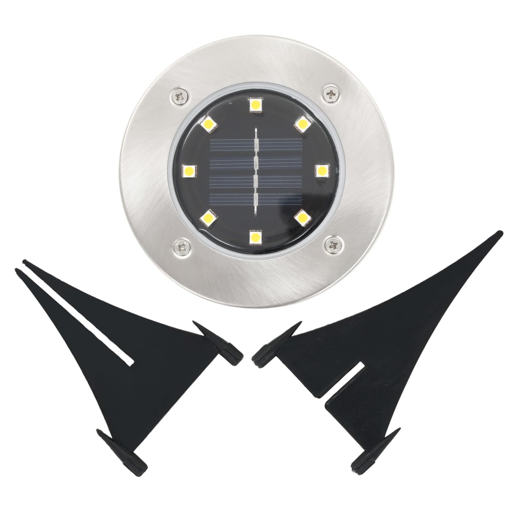 Lămpi Solare Pentru Sol, 8 Buc., Cu Led-Uri , Colorate