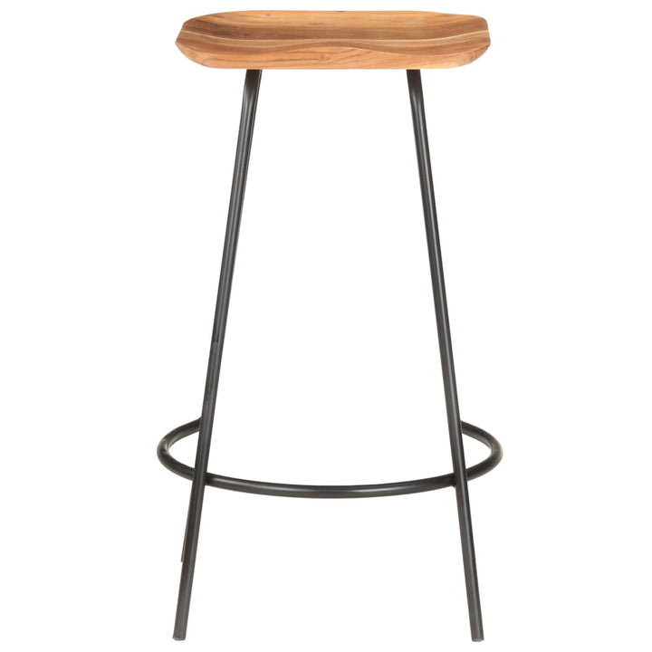 Taburete De Bar, 4 Buc., Lemn Masiv De Acacia