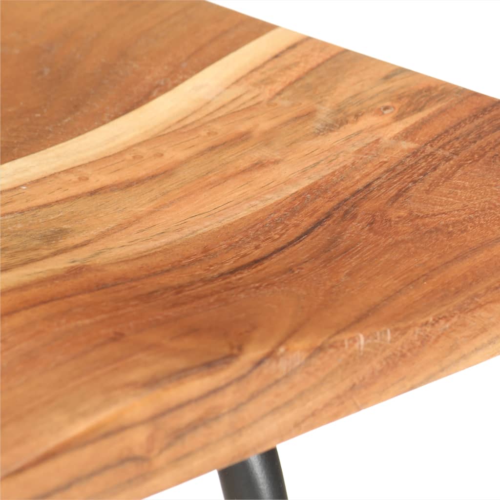 Taburete De Bar, 4 Buc., Lemn Masiv De Acacia