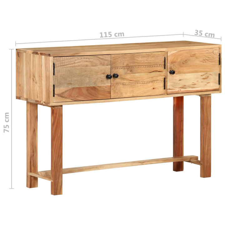 Servantă, 115X35X75 Cm, Lemn Masiv De Acacia