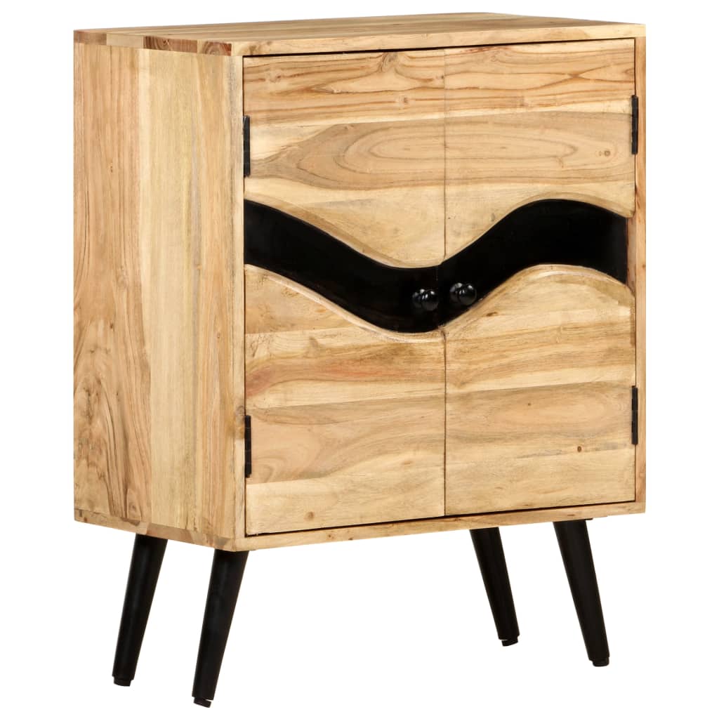 Dulap, 57X34X75 Cm, Lemn Masiv De Acacia