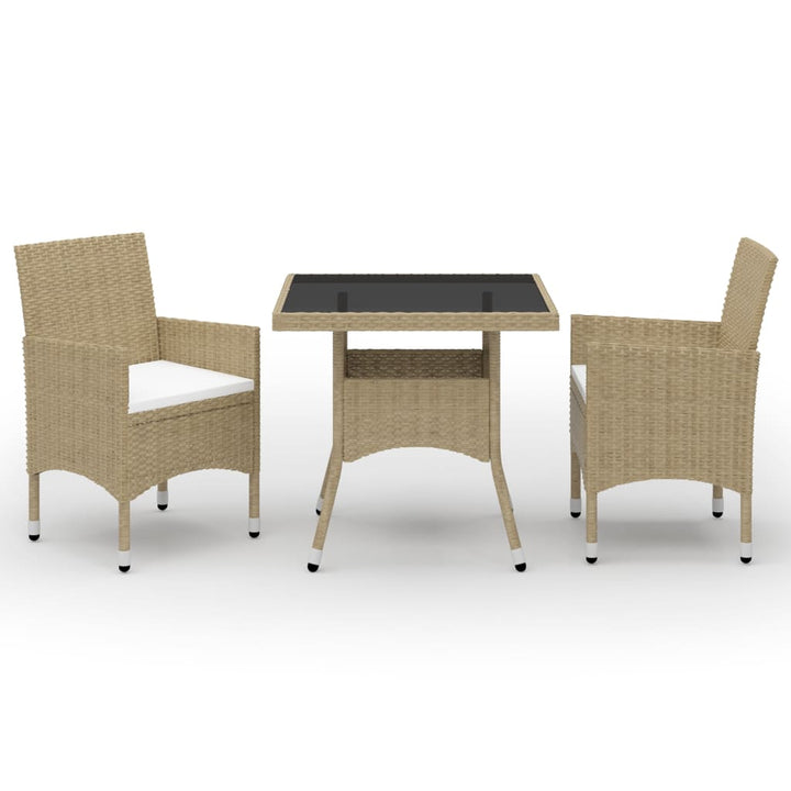 Set Mobilier De Grădină, 5 Piese, , Poliratan