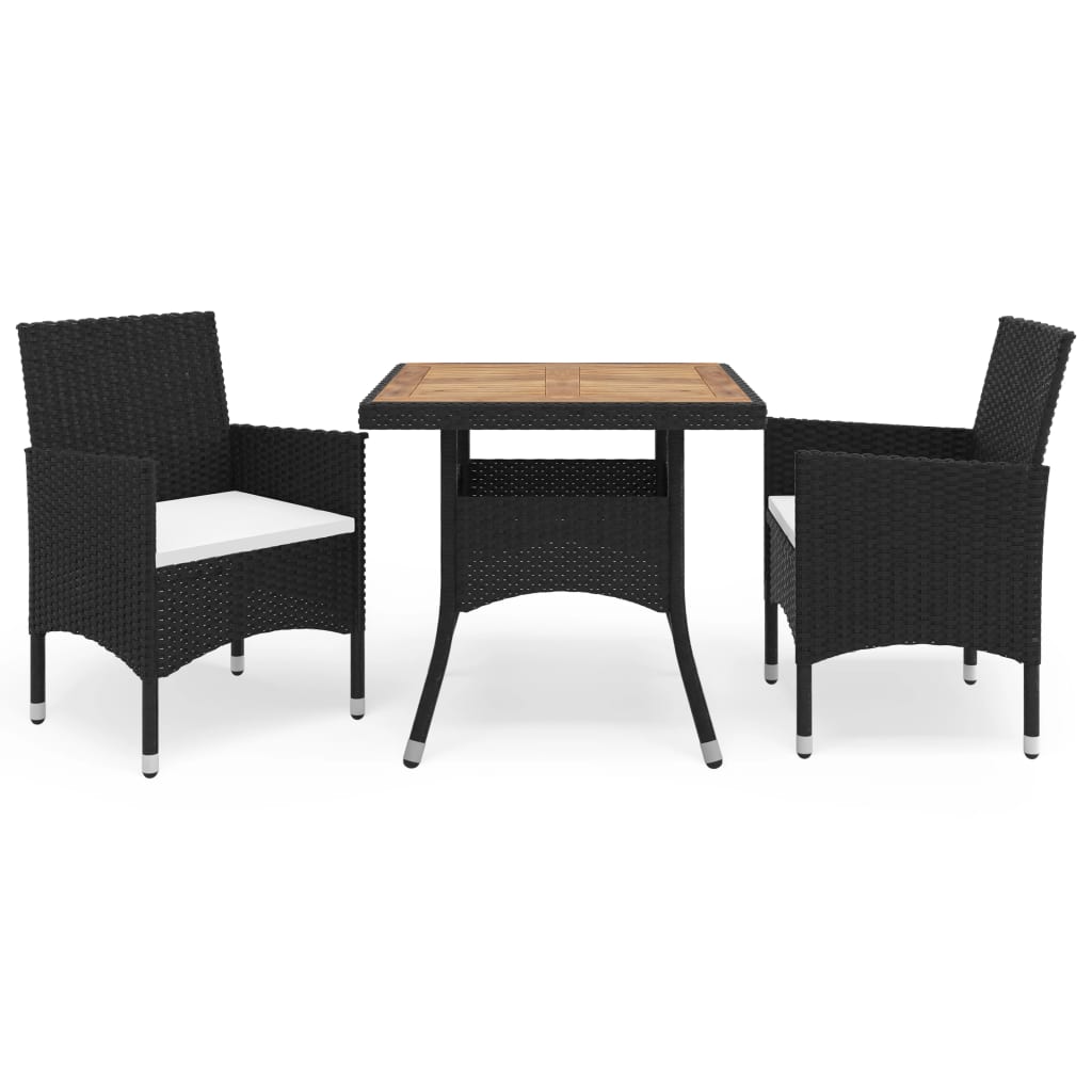 Set Mobilier De Grădină, 5 Piese, , Poliratan
