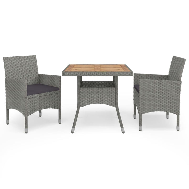 Set Mobilier De Grădină, 5 Piese, , Poliratan