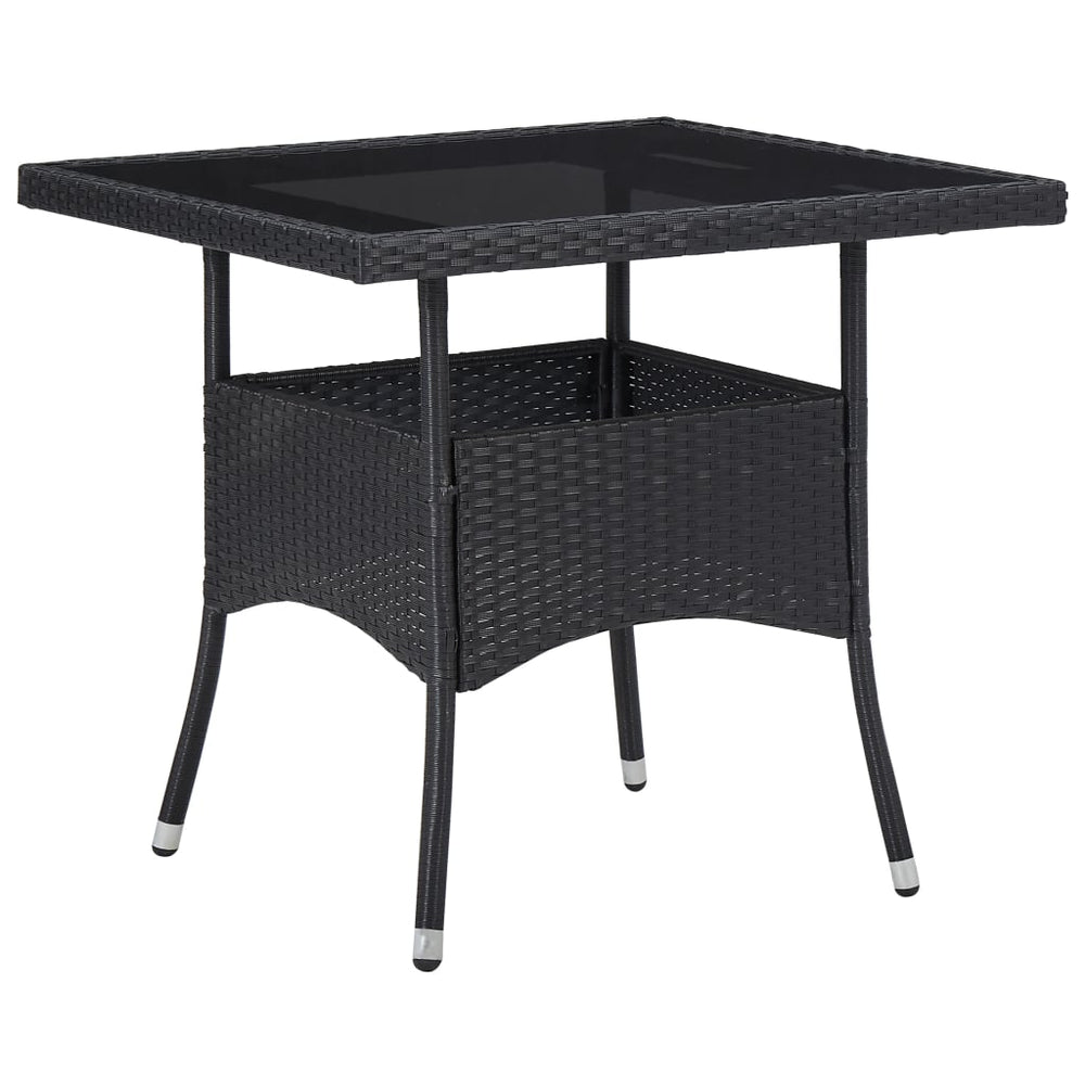 Set Mobilier De Grădină, 5 Piese, , Poliratan