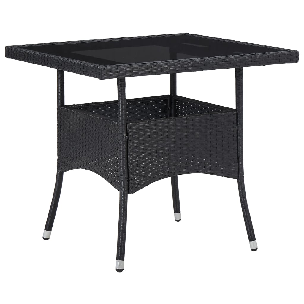 Set Mobilier De Grădină, 5 Piese, , Poliratan