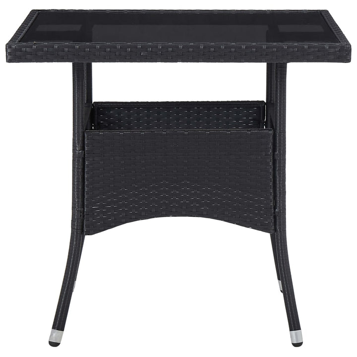 Set Mobilier De Grădină, 5 Piese, , Poliratan
