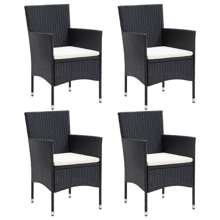 Set Mobilier De Grădină, 5 Piese, , Poliratan