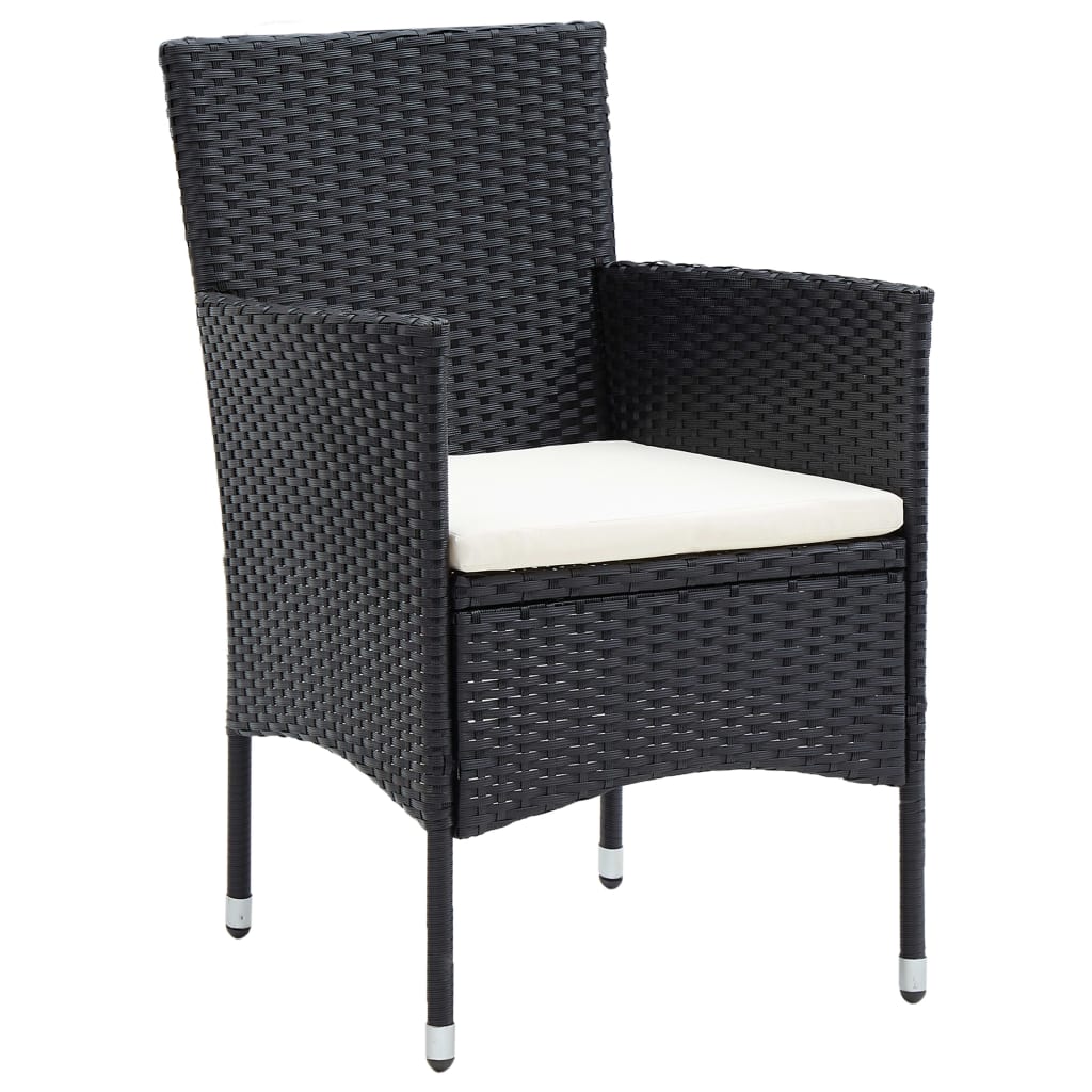 Set Mobilier De Grădină, 5 Piese, , Poliratan