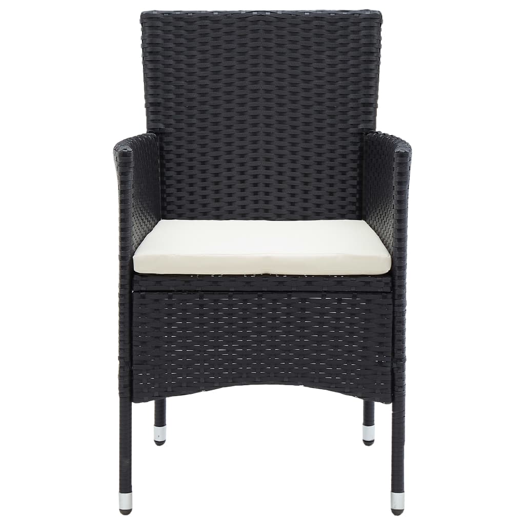 Set Mobilier De Grădină, 5 Piese, , Poliratan