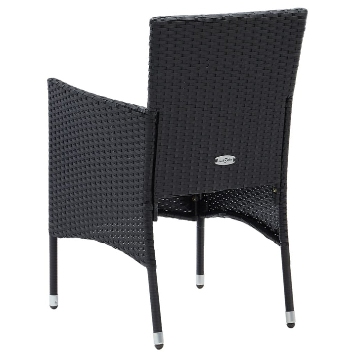 Set Mobilier De Grădină, 5 Piese, , Poliratan