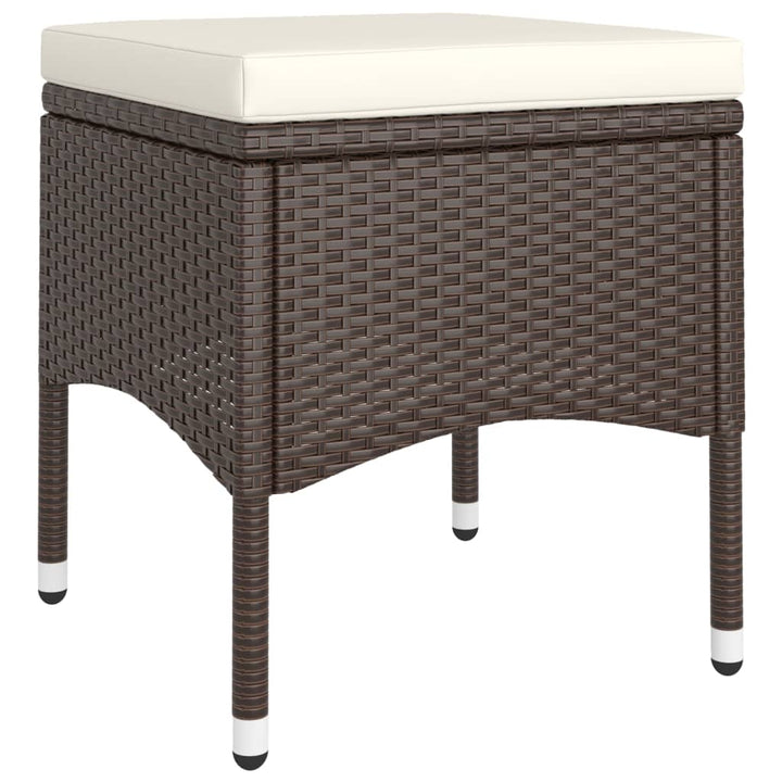 Set Mobilier De Grădină, 5 Piese, Poliratan