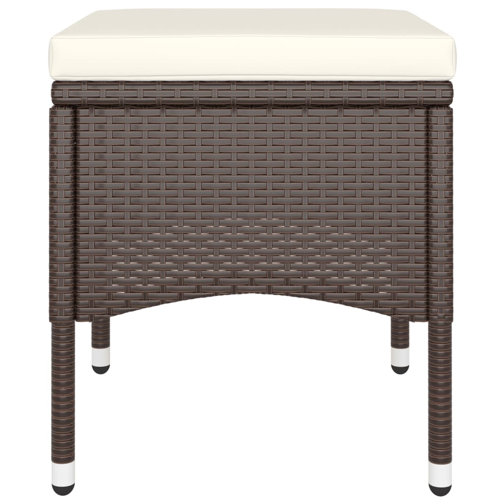 Set Mobilier De Grădină, 5 Piese, Poliratan