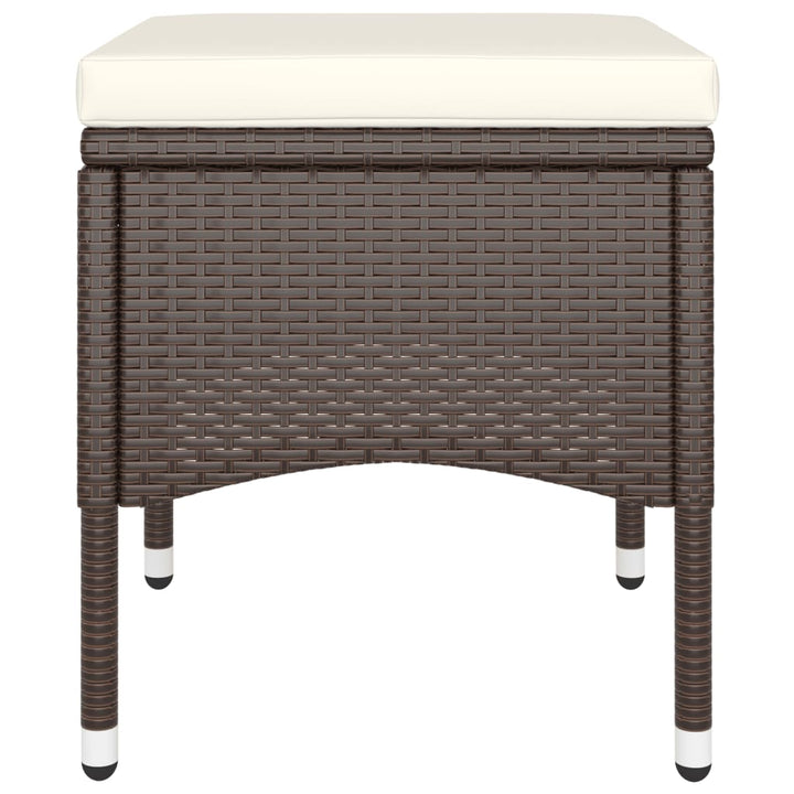 Set Mobilier De Grădină, 5 Piese, Poliratan