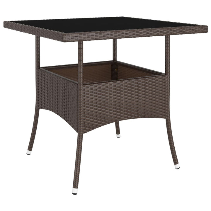 Set Mobilier De Grădină, 5 Piese, Poliratan