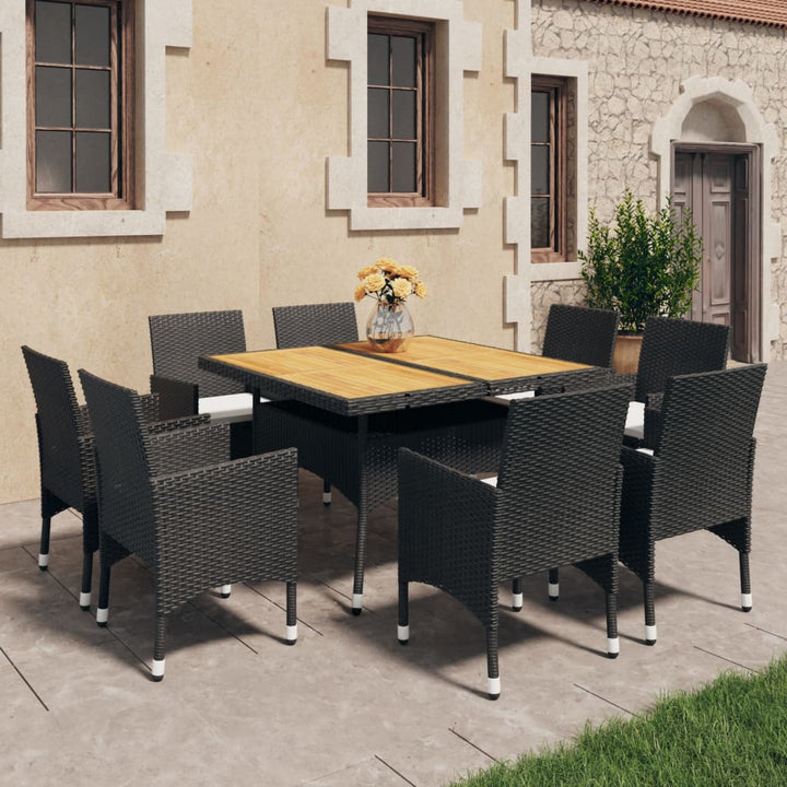 Set Mobilier De Grădină, 5 Piese, , Poliratan