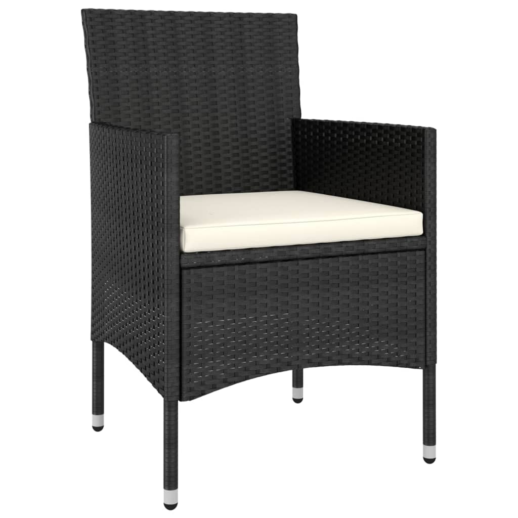 Set Mobilier De Grădină, 5 Piese, , Poliratan