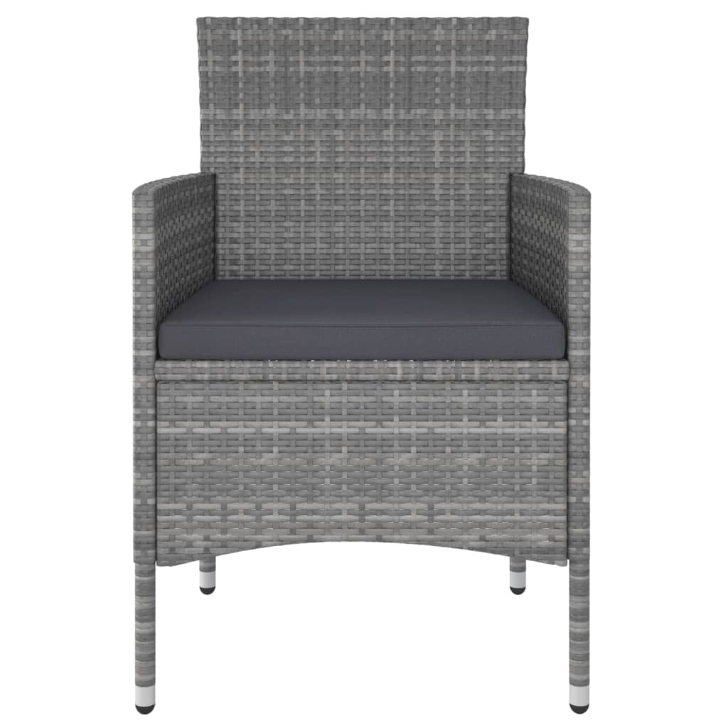 Set Mobilier De Grădină, 5 Piese, , Poliratan