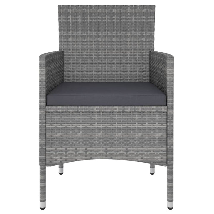 Set Mobilier De Grădină, 5 Piese, , Poliratan