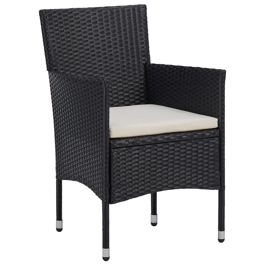 Set Mobilier De Grădină, 5 Piese, , Poliratan