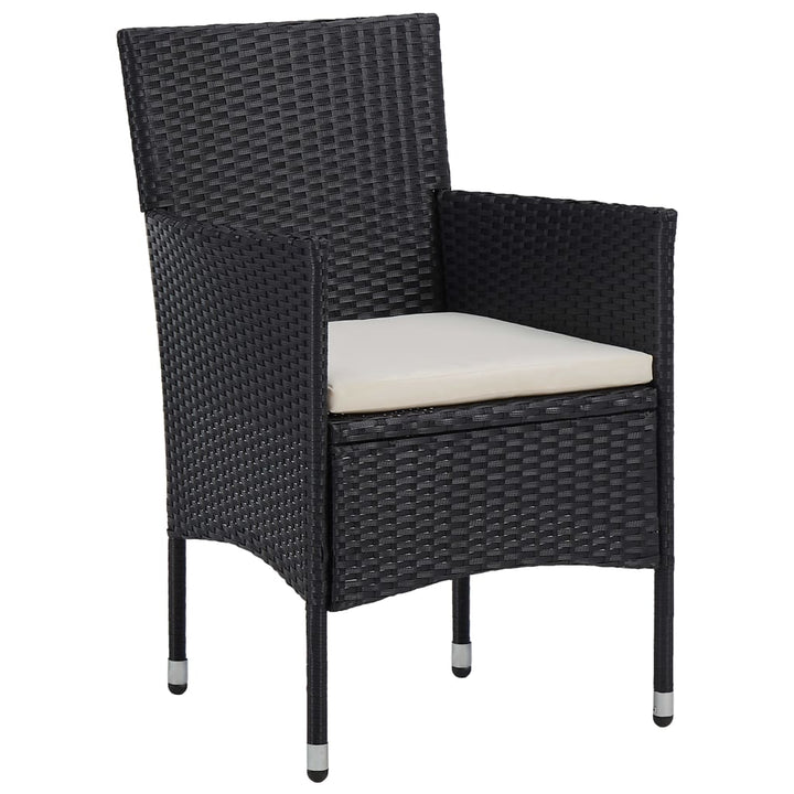 Set Mobilier De Grădină, 5 Piese, , Poliratan