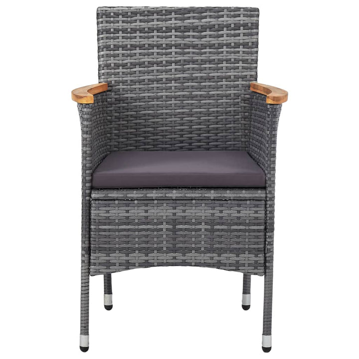 Set Mobilier De Grădină, 5 Piese, , Poliratan