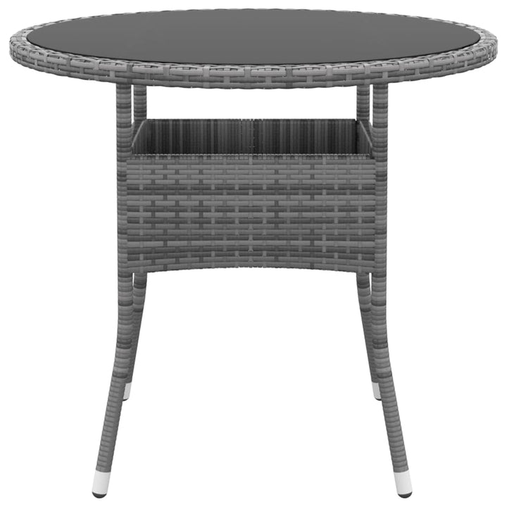 Set Mobilier De Grădină, 5 Piese, , Poliratan