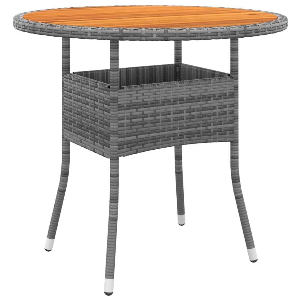 Set Mobilier Grădină, 5 Piese, , Poliratan Și Sticlă