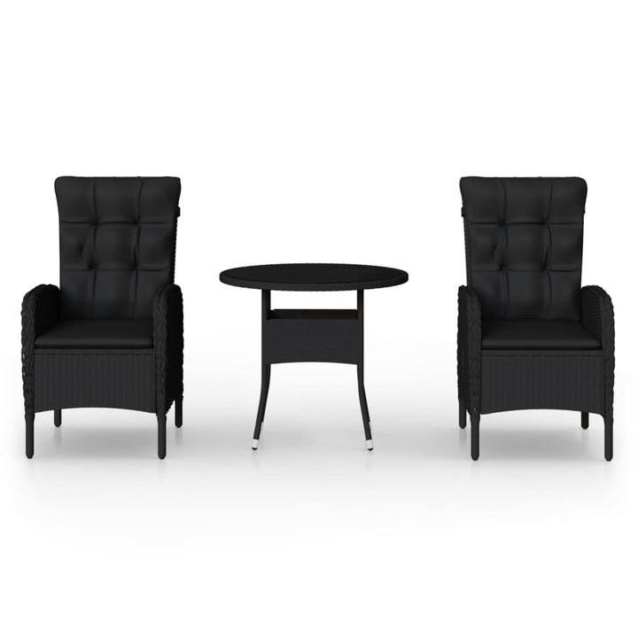 Set Bistro De Grădină, 3 Piese, , Poliratan