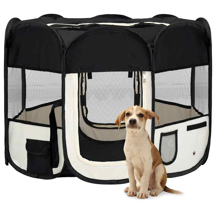 Țarc De Câini Pliabil Cu Sac De Transport, ,